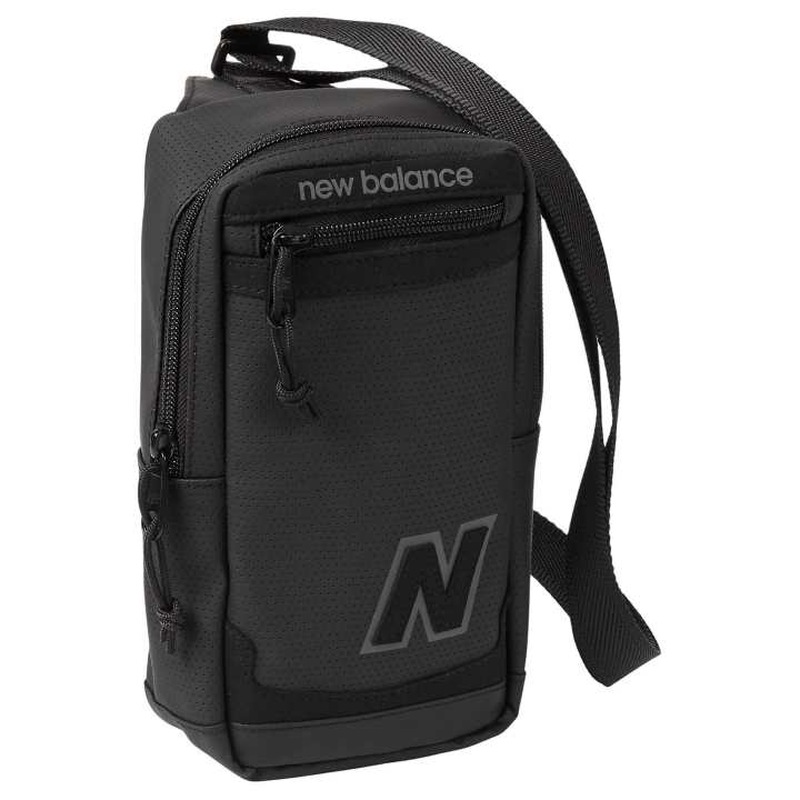 New Balance New Balance Polyurethane Shoulder Bag, Crossbody Bag Regular Men's Black