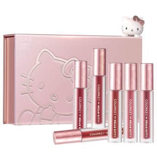 Colorkey x Hello Kitty Air Liquid Lipstick Box Makeup Sets Velvet Matte Skin Tone 6 Pcs