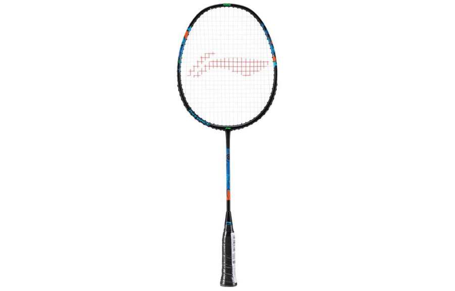 Li-Ning Li Ning Thunder KIDS Carbon Aluminum Badminton Rackets Offensive Type Heavy Head, Stiff Shaft Entry level Single Racket