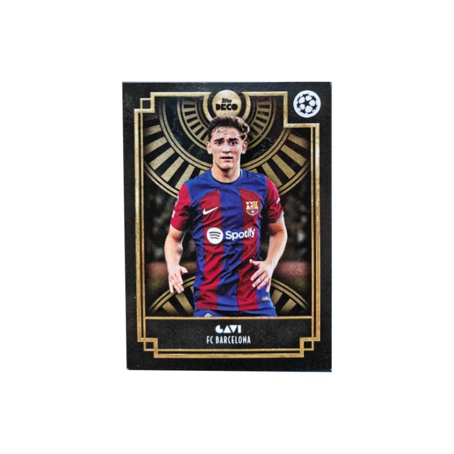 Topps Gavi Barça, Spain, Golden Boy Deco Premium Card, Player Card, Card Quality Universal Sports Cards 1 Pc