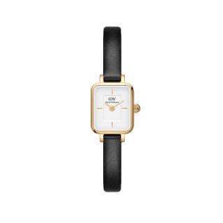 DW/DanielWellington Daniel Wellington Wrist Watches Quartz Movement Leather Strap 15mm White Dial Women's Watch 30m Water Resistant