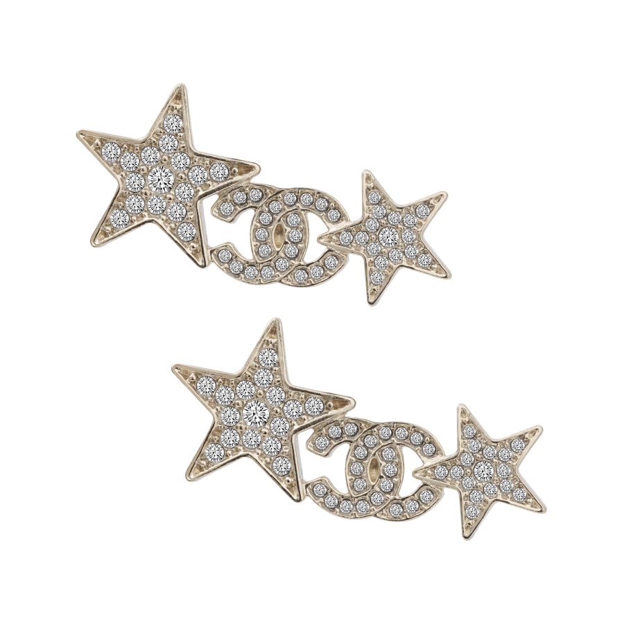 CHANEL Stud Earrings Women's