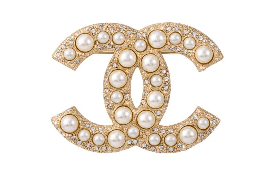 CHANEL Chanel 1986-1988 Coco-Mark brooch