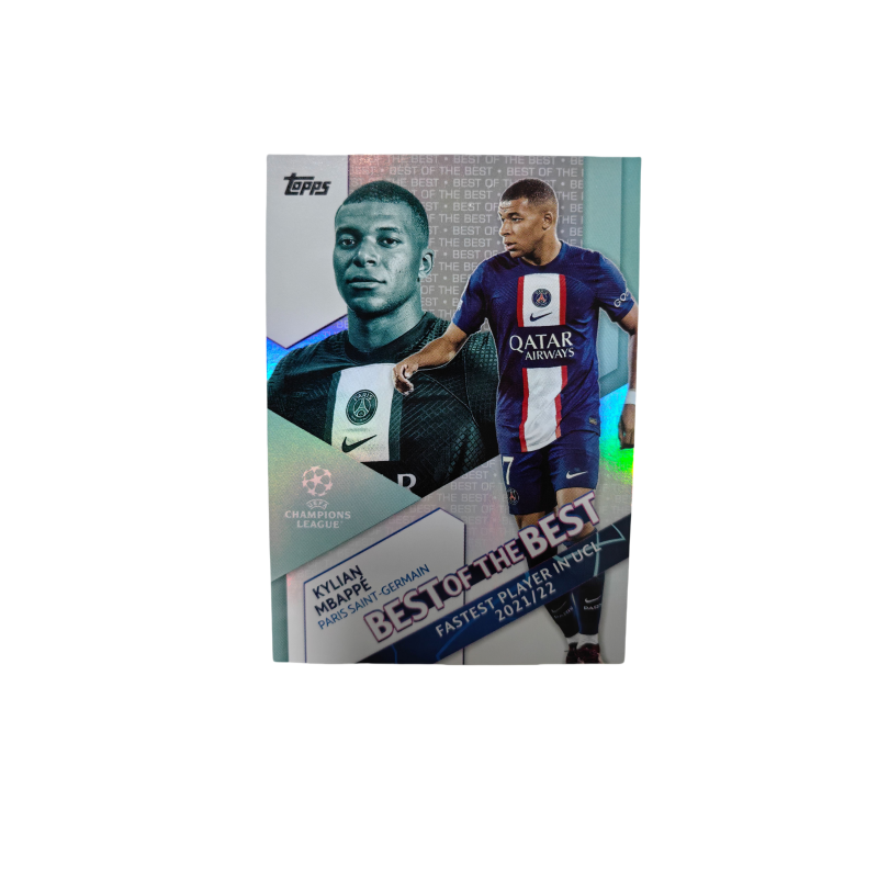 Topps Mbappé Large Paris, French Team, Top Scorer Bob Tka Ball Star Card, Card Quality Universal Sports Cards 1 Pc
