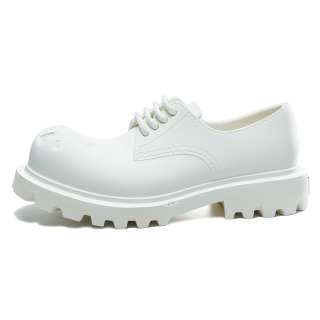 Glitter Focus Derby Shoes Casual Shoes Unisex Ivory White