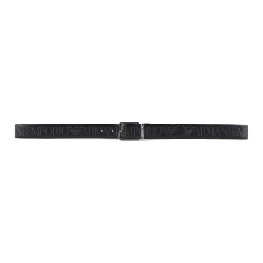 EMPORIO ARMANI Logo Printed Reversible Belt