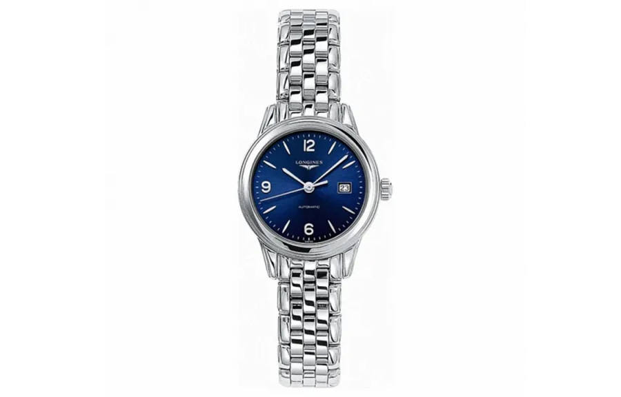 LONGINES Automatic Mechanical Movement 30m Waterproof Women's Watch 30mm Blue Dial