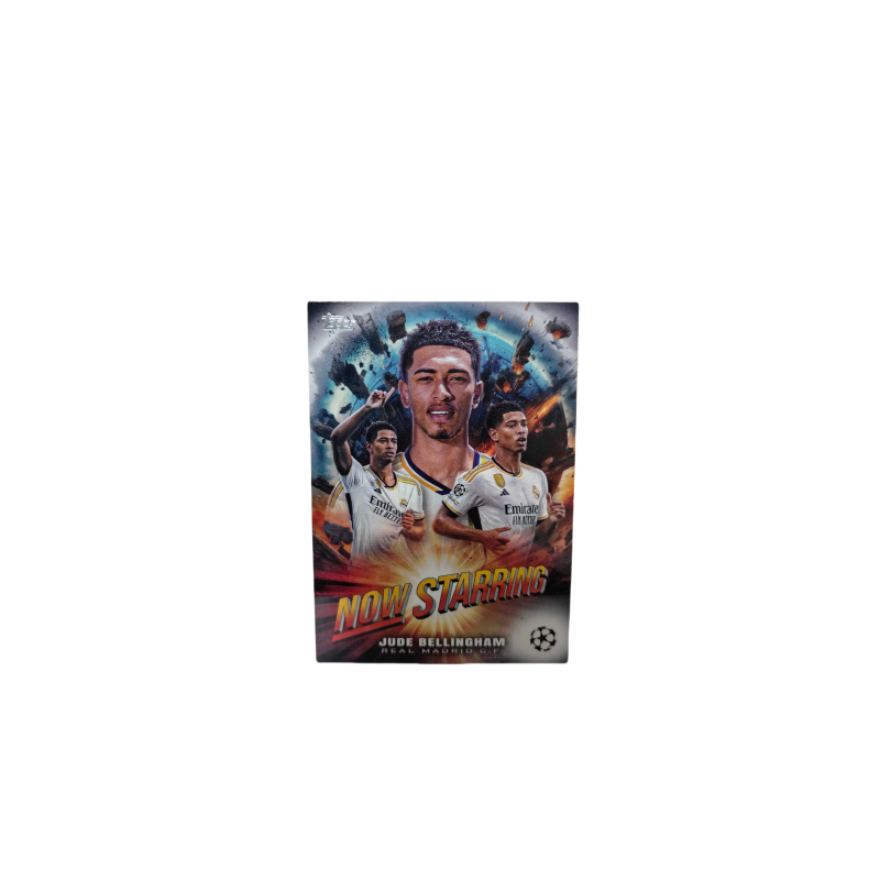 Topps Bellingham, Real Madrid, England, Top Star Card Of The Current Superstar, Card Pass Through Sports Cards 1 Pc