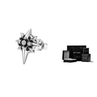 MYSH 925 Sterling Silver Earrings Men's