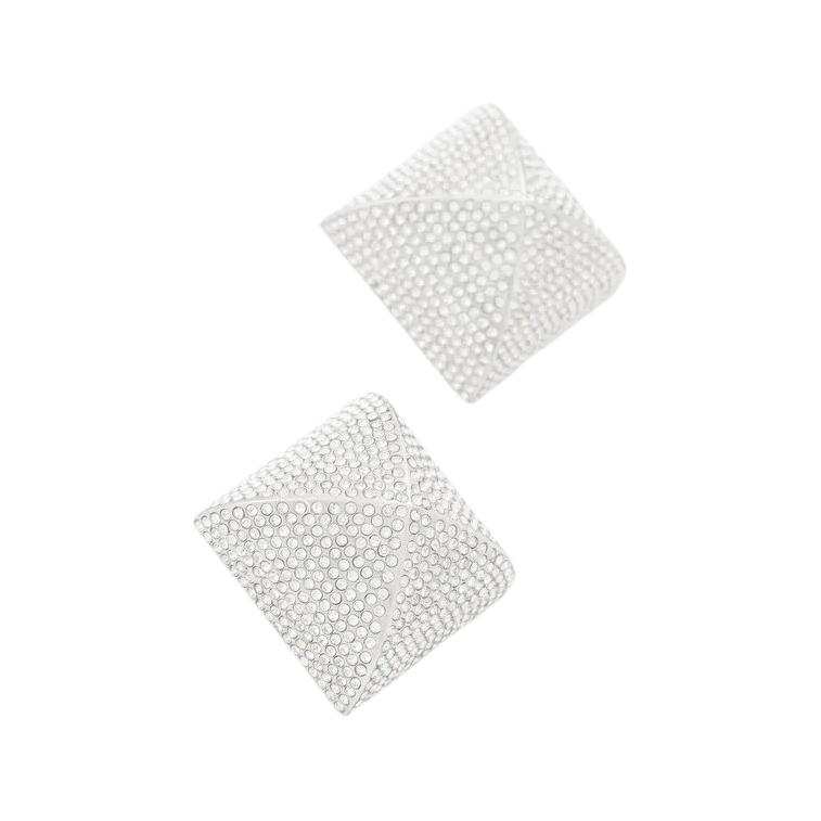 Alexander Wang Stainless Steel Stud Earrings Women's Silver