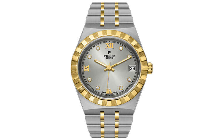 TUDOR Royal Collection Automatic Mechanical Movement 50m Waterproof Women's Watch 34mm Gray Dial