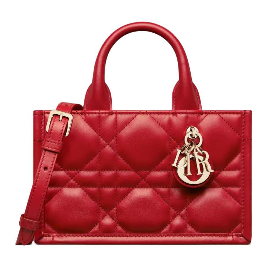 DIOR BookTote Extra Large Wicker Pattern Cow Leather Tote Bag, Shopping Bag, Shoulder Bag, Crossbody Bag, Handbag Mini