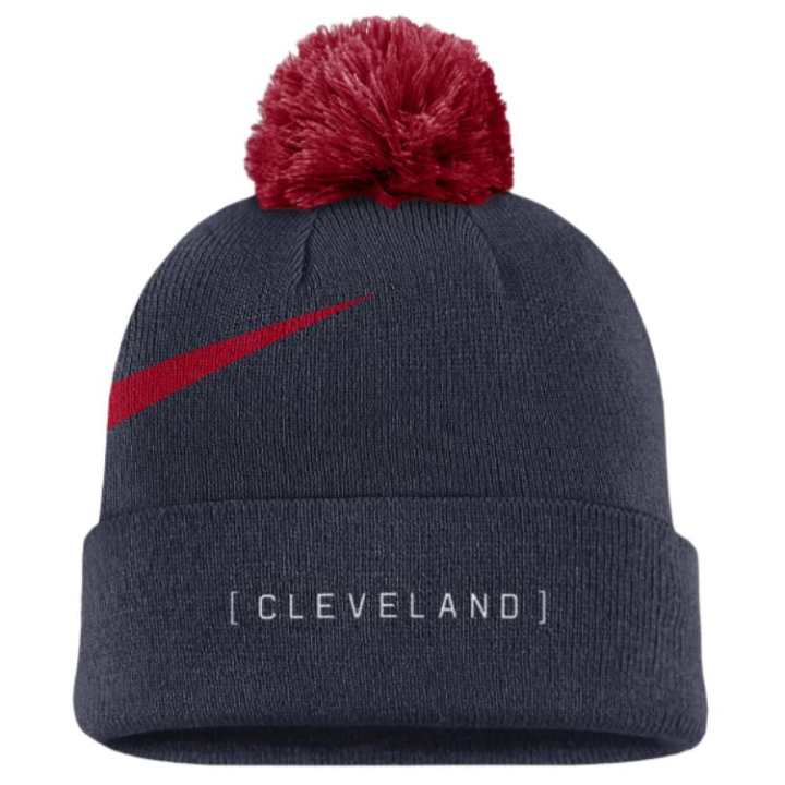 Nike Nike Cleveland Guardians Peak Men's Nike Mlb Cuffed Pom Beanie