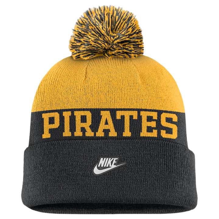 Nike Nike Pittsburgh Pirates Rewind Peak Men's Nike Mlb Cuffed Pom Beanie