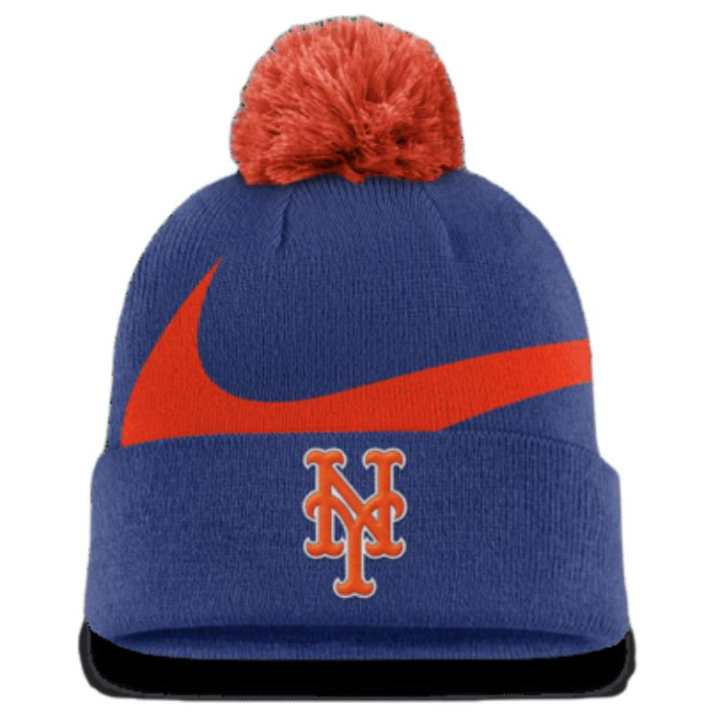 Nike Nike New York Mets Peak Men's Nike Mlb Cuffed Pom Beanie