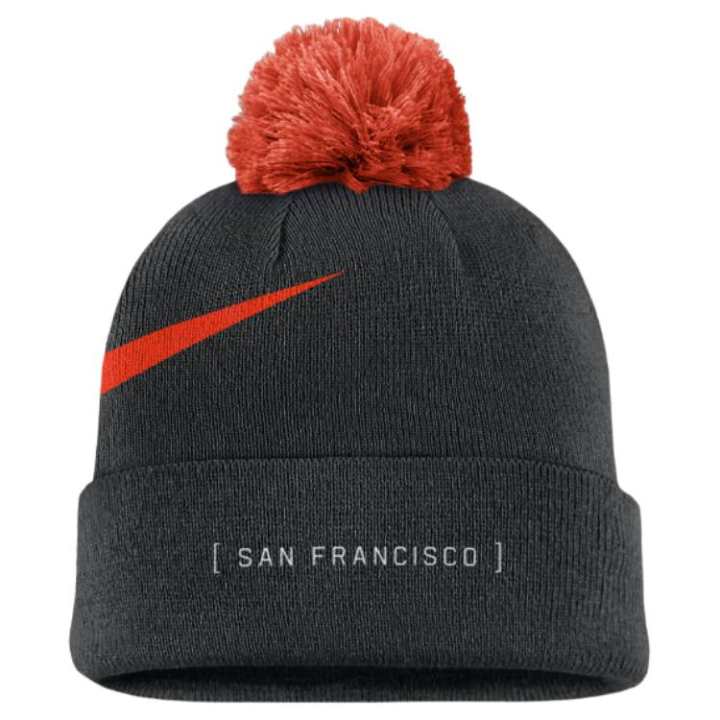 Nike Nike San Francisco Giants Peak Men's Nike Mlb Cuffed Pom Beanie
