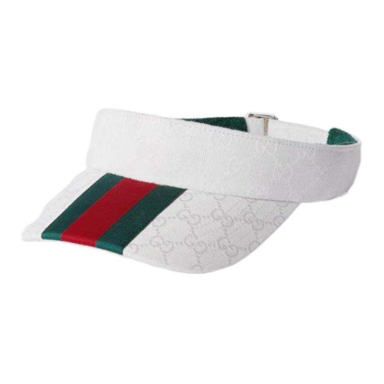 GUCCI GUCCI Cotton, Polyester, Polyamide Hats & Caps Unisex White