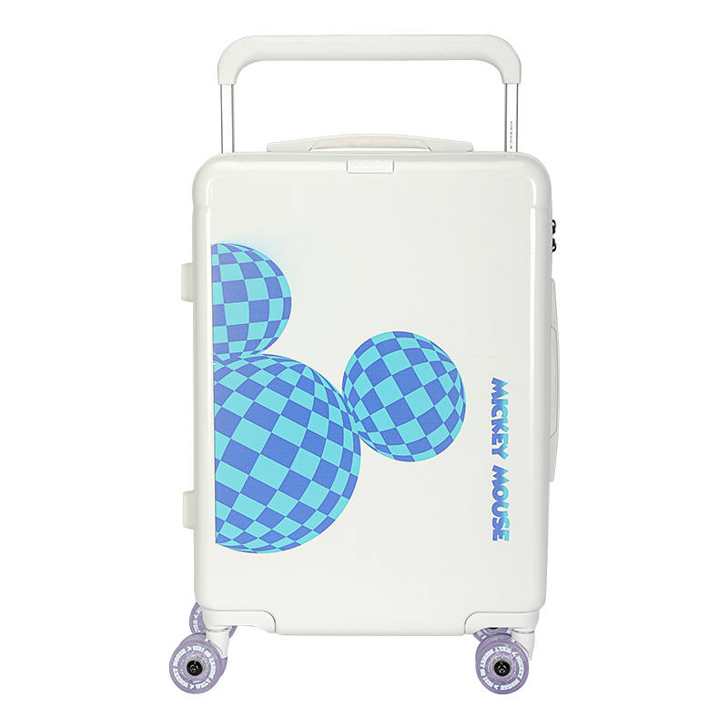 Disney Mickey Series PC Trolley Bag 20 Inch, 24 Inch, 28 Inch, 33 Inch Unisex White