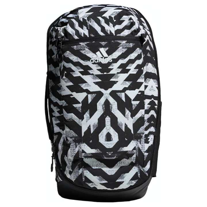Adidas Adidas Polyester Backpack Regular Unisex Black White