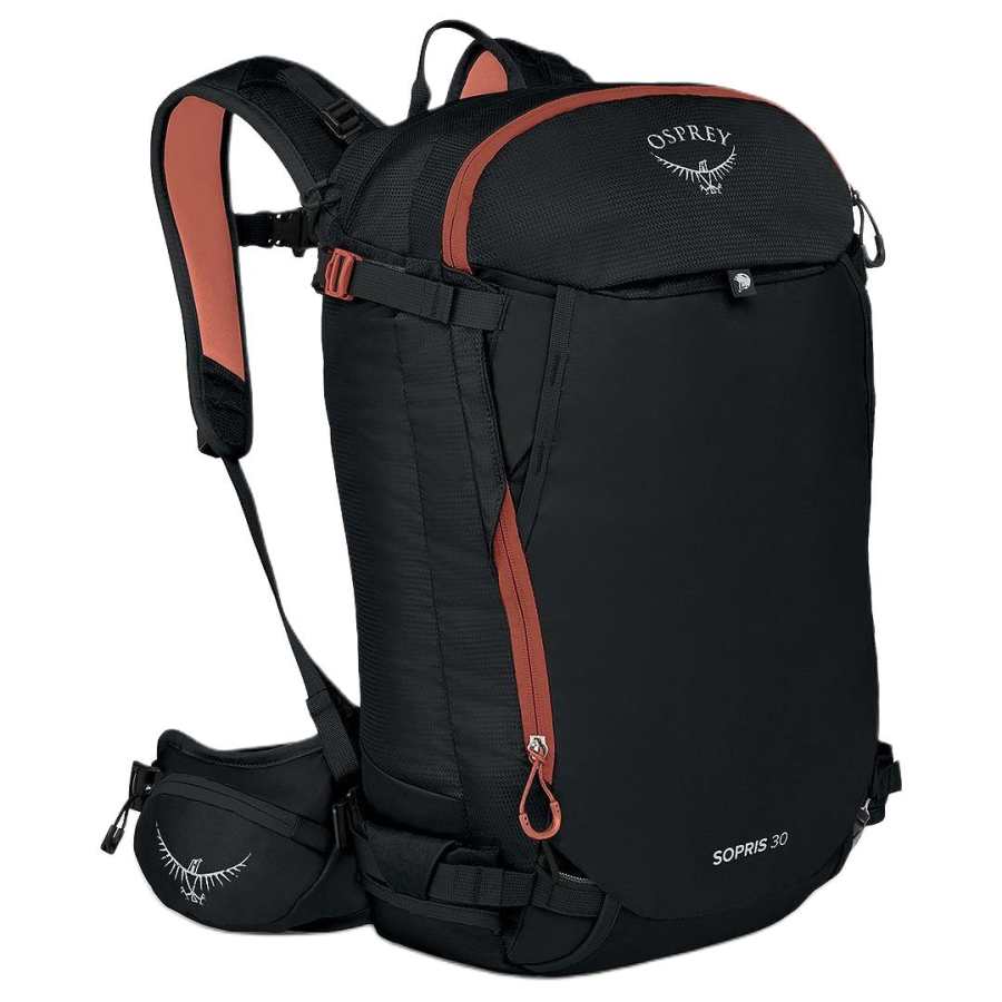OSPREY Outdoor Mountaineering Bag Backpack Nylon Black Unisex