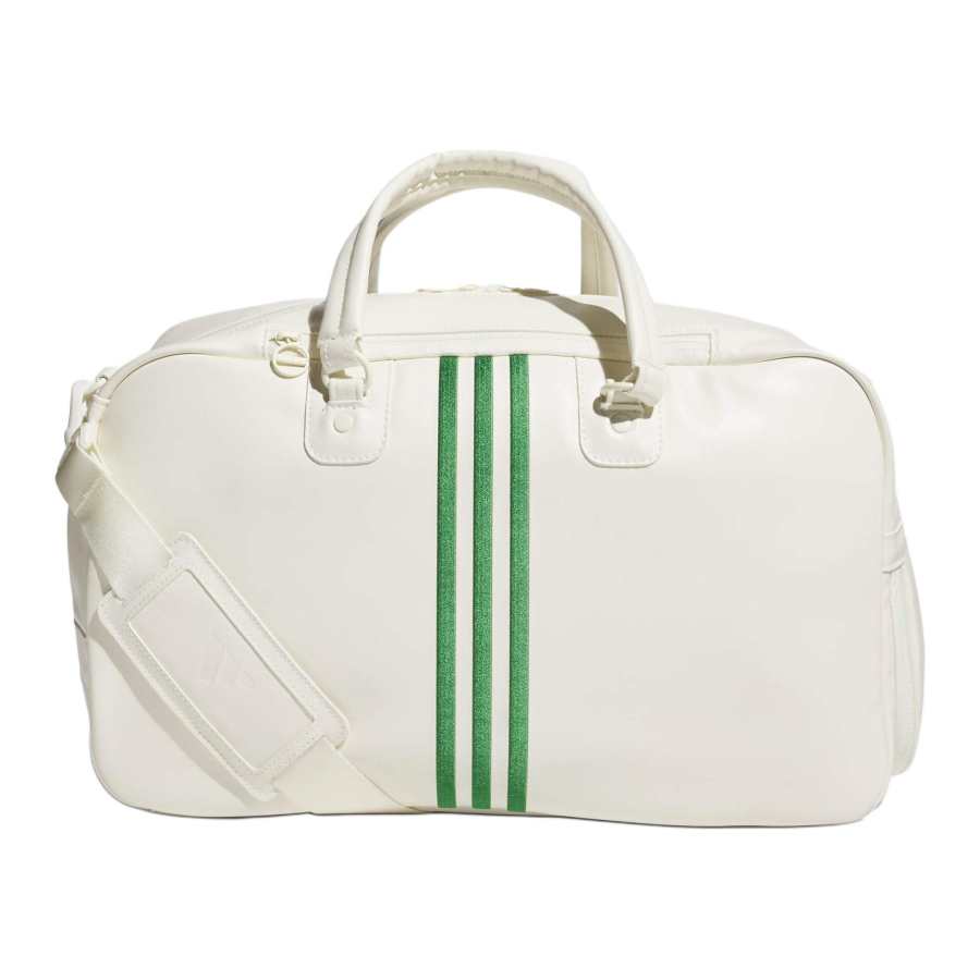 Adidas Adidas Polyurethane One Shoulder Handbag Women's Gray White