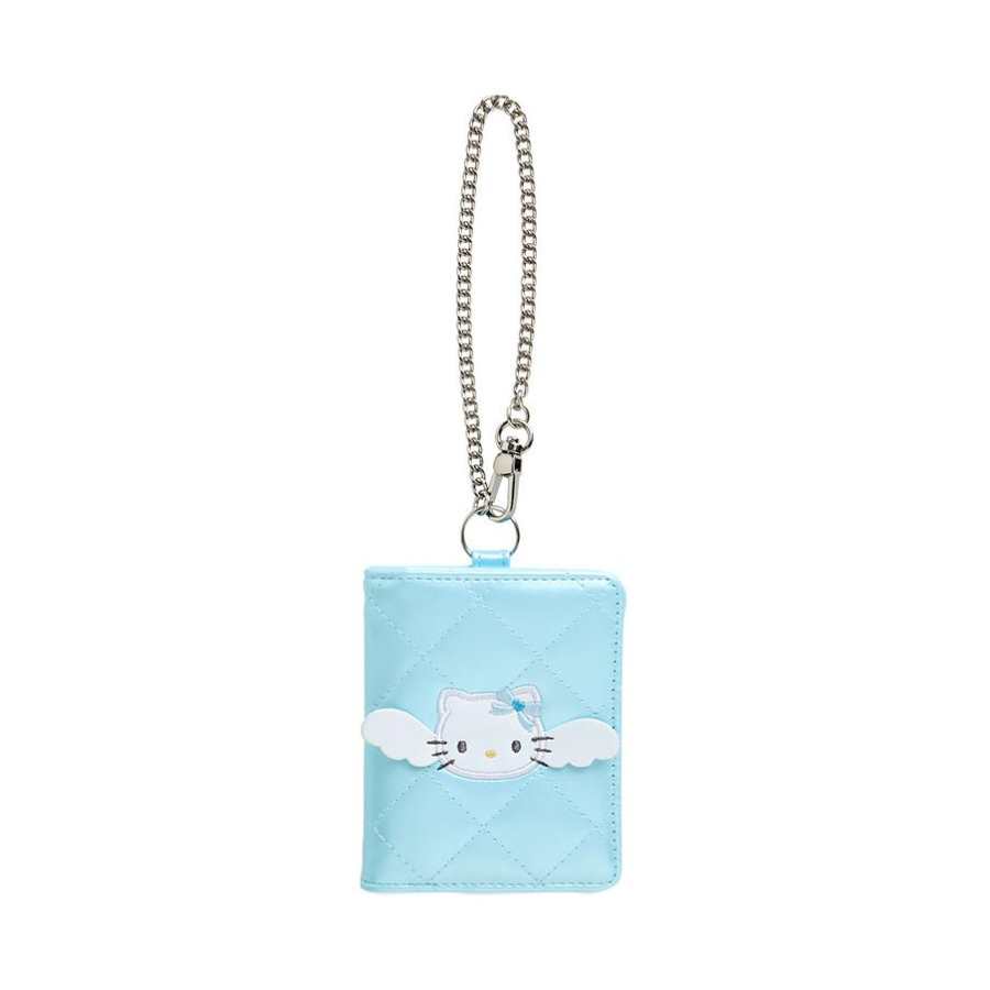 Sanrio Pu Card Holder Women's Hello Kitty Blue