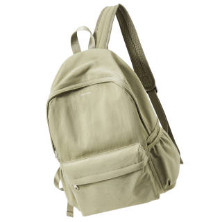 LANDCASE Fabric Backpack Laptop Bag Unisex Green/Black/Khaki