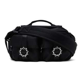 SIMONE ROCHA Fabric Portable Crossbody Bag, Shoulder Bag Women's Black