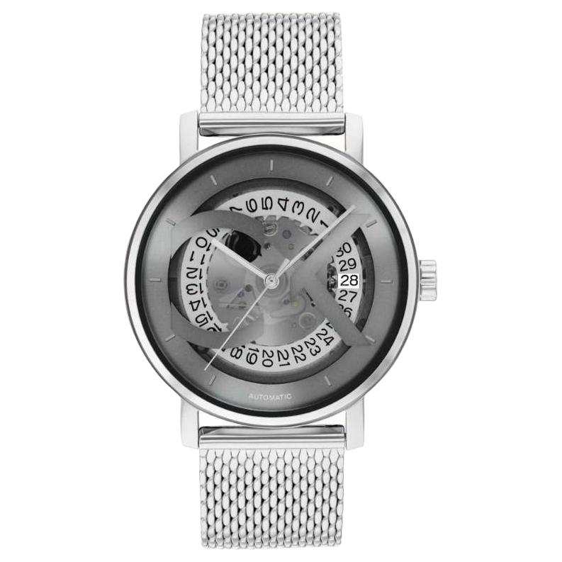 CALVIN KLEIN Wrist Watches Automatic Mechanical Movement Stainless Steel Strap 40mm Gray Dial Men's Watches