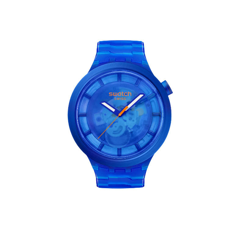 SWATCH Men 47mm Blue Watch SB05N116