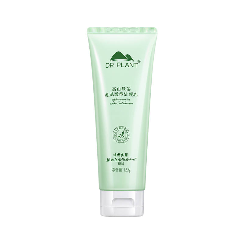 Dr.Plant High Mountain Green Tea Amino Acids Gentle Cleanser Facial Milk Hydrating Cleaning 120g