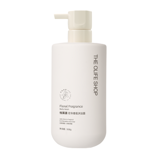 THE OLIFE SHOP Floral Elegance Shower Gel Aromatic Cleaning Jade Milk Mystical Orchid, Ink Wash Iris 500ml/500ml*2