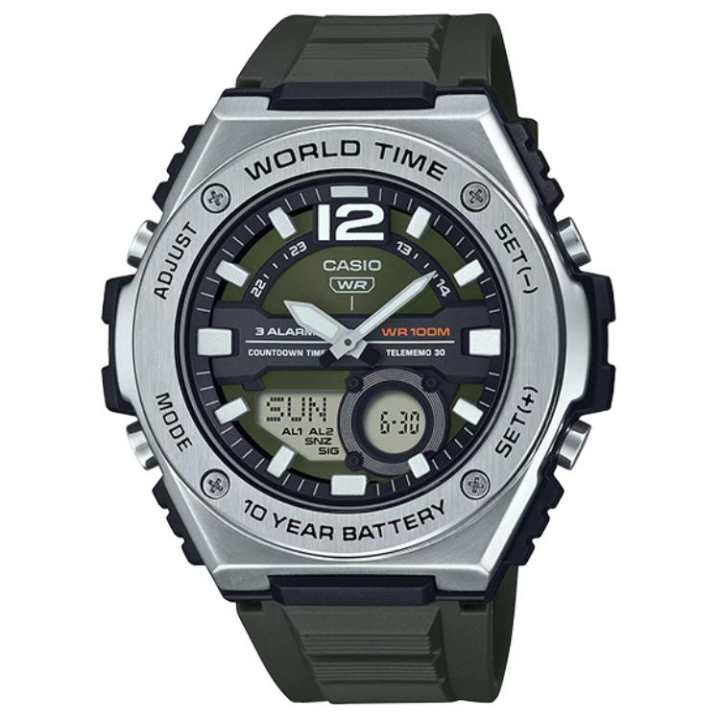 CASIO CASIO Unisex Green Watch MWQ-100-3AVDF
