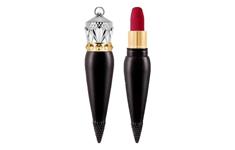 Christian Louboutin CL New Version Queen Scepter Black Tube Lipstick Carrot Slices Lipstick Soft Matte