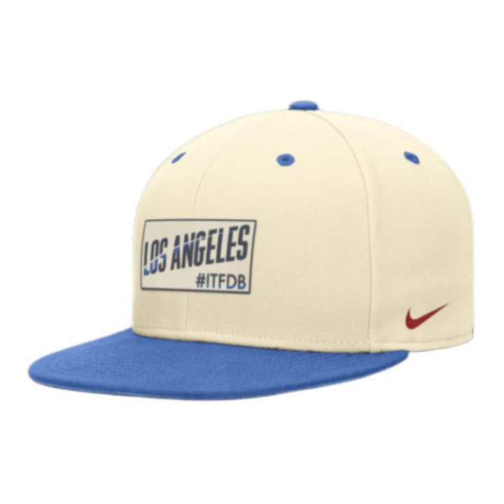 Nike Nike Los Angeles Dodgers City Connect True Men's Nike Dri FIT Mlb Fitted Hat