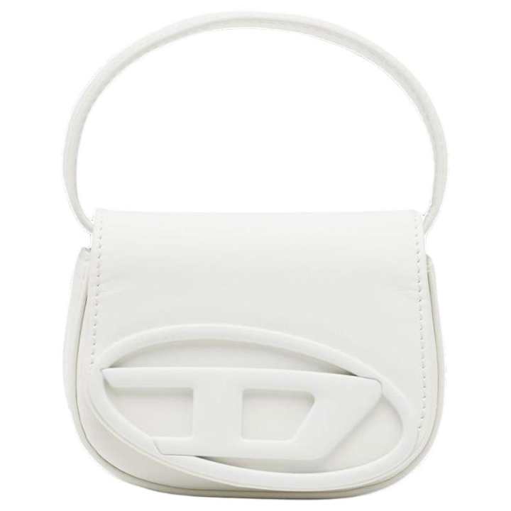 DIESEL DIESEL Cow Leather Shoulder Bag, Handbag Mini Women's White