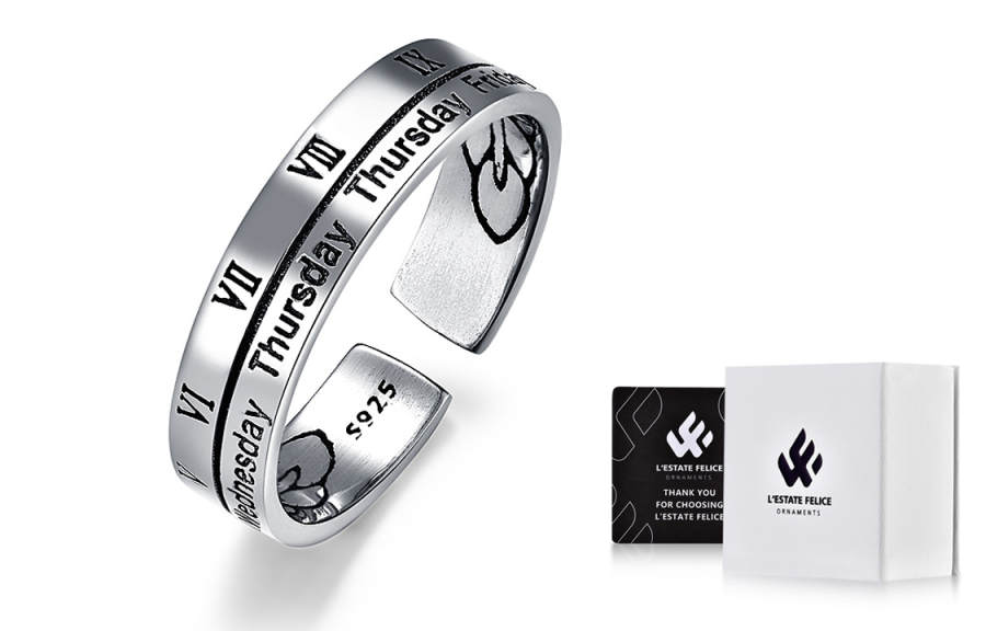L'Estate Felice 925 Sterling Silver Rings Unisex