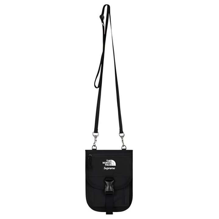 Supreme Supreme X THE NORTH FACE The North Face Collaboration Nylon Shoulder Bag, Crossbody Bag Regular Unisex Black
