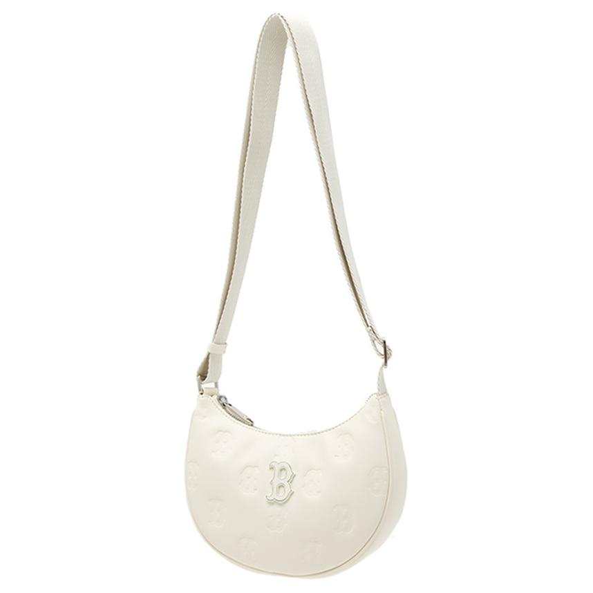 MLB MLB Artificial Leather Crossbody Bag, Shoulder Bag Regular Unisex Dark Cream