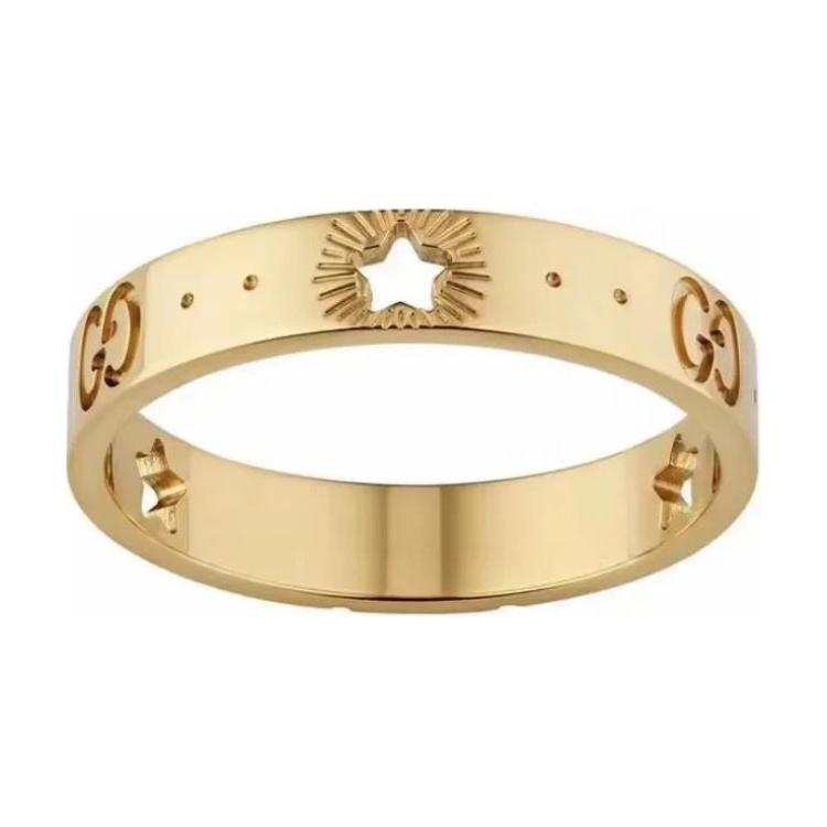 GUCCI 18K Gold Rings Unisex Gold