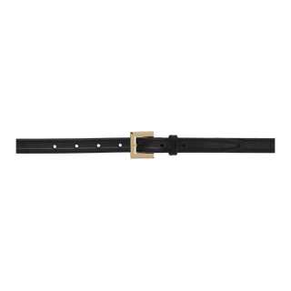 Anine Bing Solid Color Design Leather Belts Women's Black Width 1.9CM