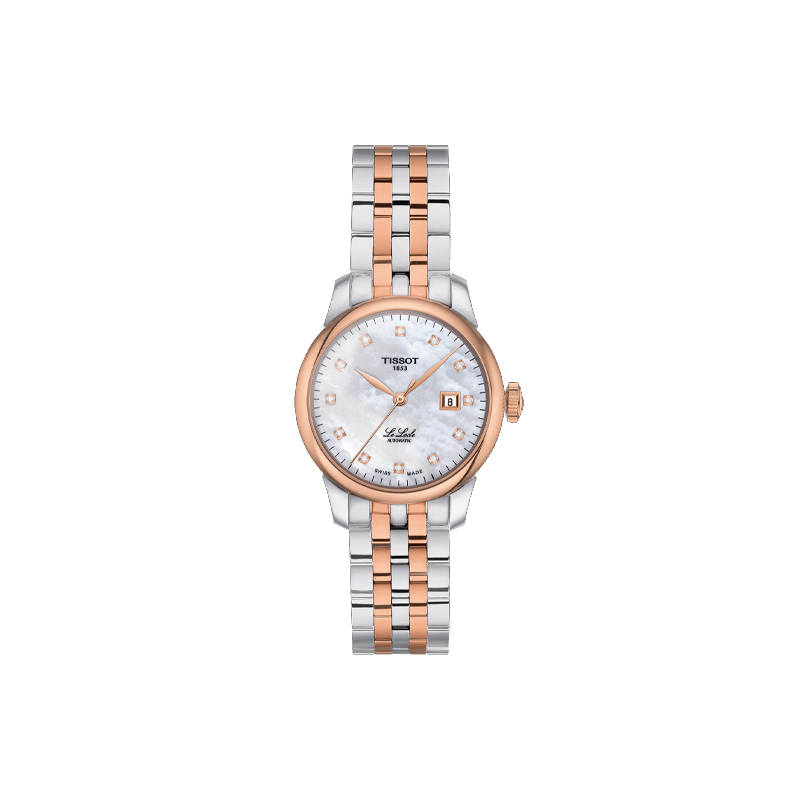 TISSOT Le Locle Collection Automatic Mechanical Movement Women's Watch 29mm Silver Dial Steel Strap