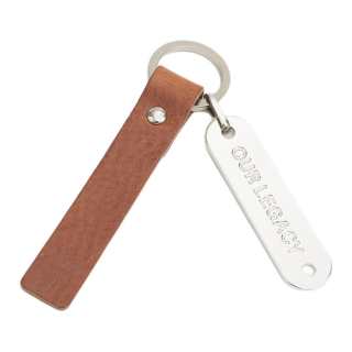 OUR LEGACY Logo-plaque Keyring