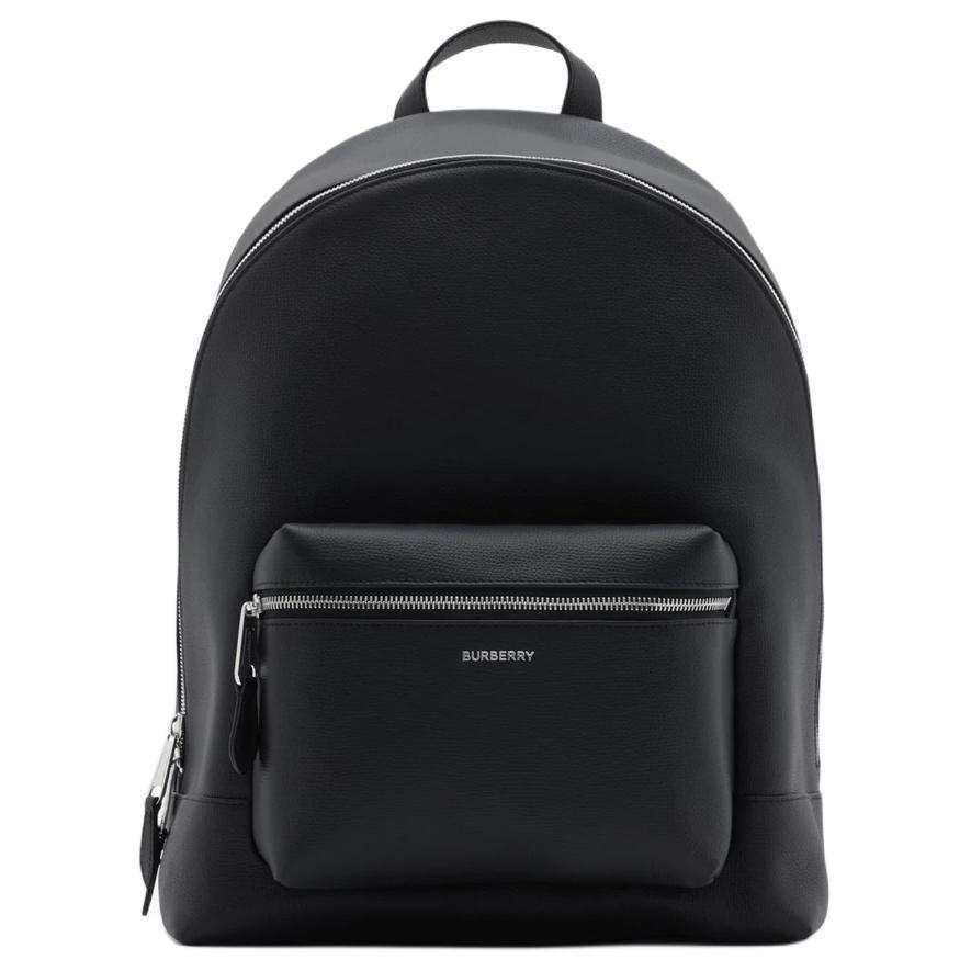 Burberry Calfskin Backpack Men's Dark Marine Blue