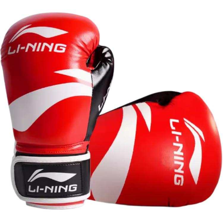 Li-Ning Li Ning Boxing Gloves Fully Enclosed Training Unisex Pu Leather