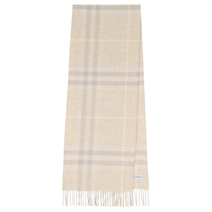 Burberry Burberry Checked Fringed Edge Scarf