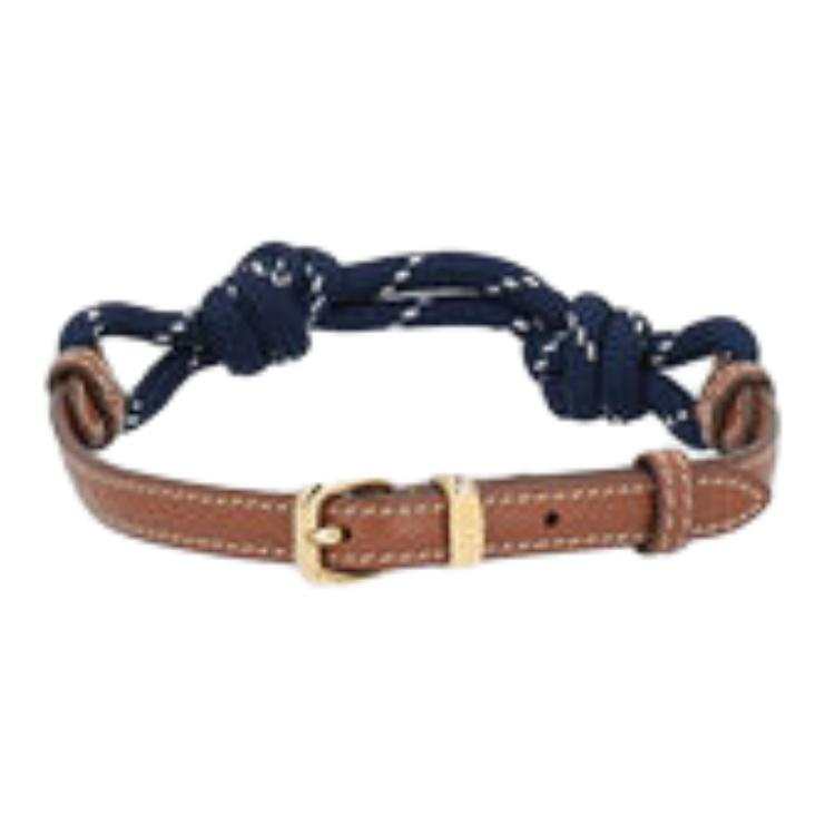 MIU MIU Calfskin Wristbands Women's Brown Blue/Black Red/Black Blue/Brown