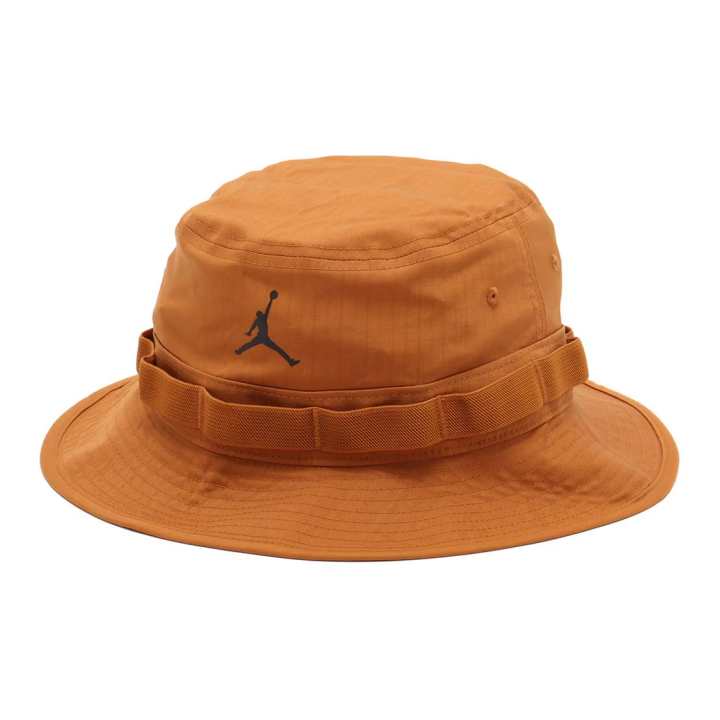 Jordan Jordan Cotton Bucket Hats Unisex Brown