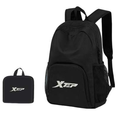 XTEP Polyester Backpack Unisex Black