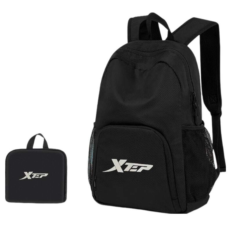 XTEP XTEP Polyester Backpack Unisex Black
